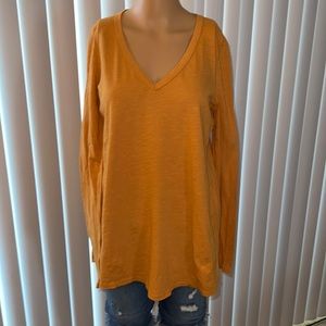 t.LA Gold Colored Long Sleeve Shirt